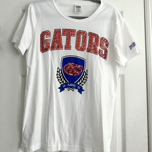 Victoria Secret Pink sequined Florida Gators shirt - Picture 1 of 3